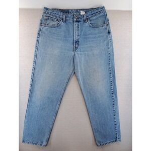 Vintage Levi's 550 Jeans Men's 36x30 Blue Distressed Tapered Made In USA W34"